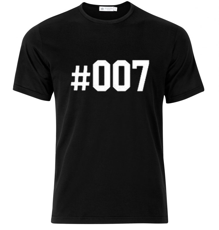 agent 007 shirt