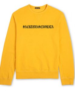 Ariana Grand Yellow Sweatshirt