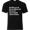 Bad Bunny and Bryan Miyers T-shirt