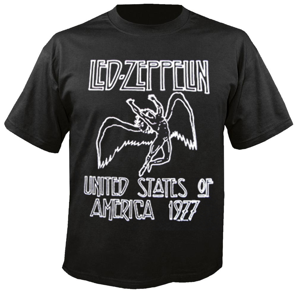 led zeppelin us tour 1977 t shirt