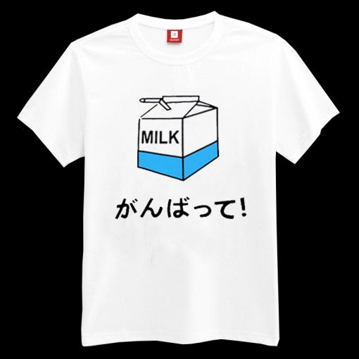 Milk Japanese Writting T-shirt
