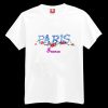 Paris France Flowers T-shirt