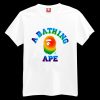 A Bathing Ape rainbow T-shirt