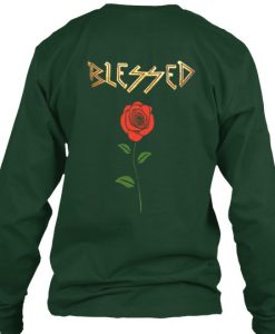 Blessed Rose Sweatshirt Back