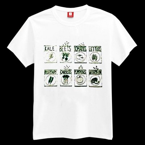 Garden Seeds Screen Kale Beet Tomatoes T-shirt