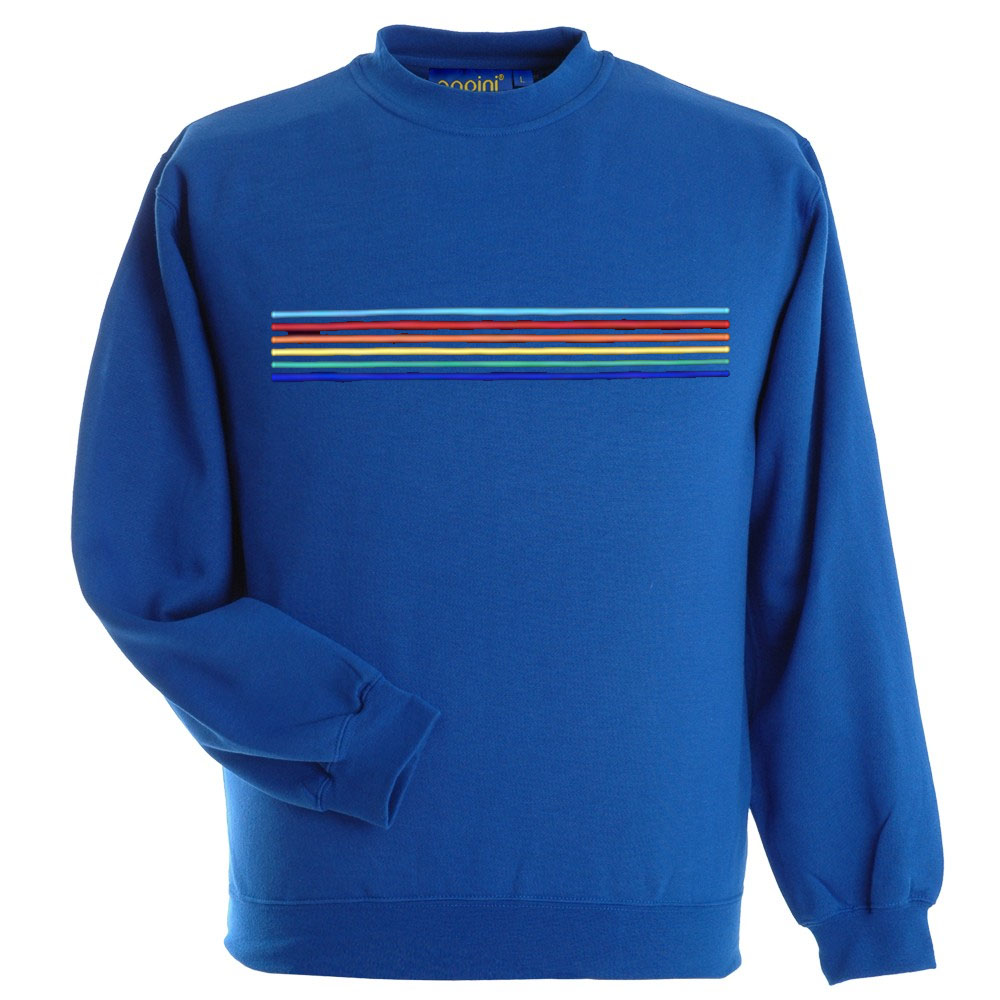 Line Rainbow Sweatshirt