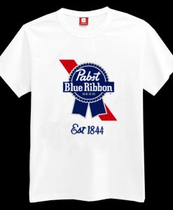 Pabst Blue Ribbon Beer Est 1844 T-shirt