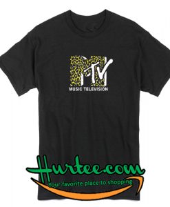 MTV Logo Leopard T Shirt