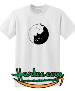 Yin Yang Cats Kittens T Shirt