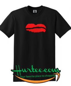 Lips Print T Shirt