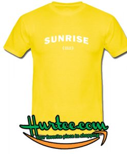 Yellow sunrise T-shirt