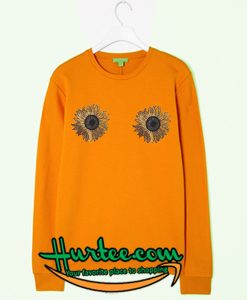 Yellow Sun Flower Sweatshirt