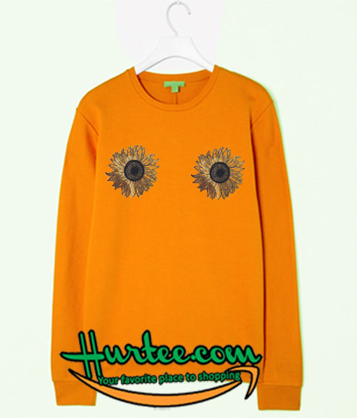 Yellow Sun Flower Sweatshirt – www.hurtee.com