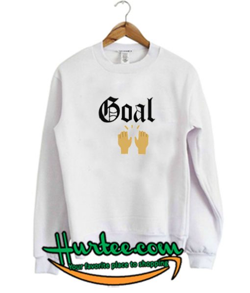 goal hand sweatshirt