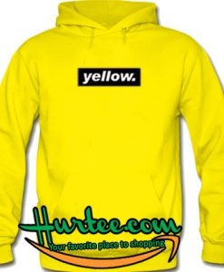 yellow font hoodie