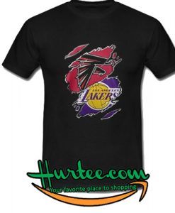 Atlanta Falcons and Los Angeles Lakers shirt