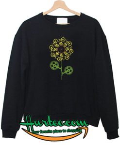 Biker Sunflower Sweatshirt