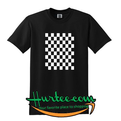 Checkered Black T shirt – www.hurtee.com