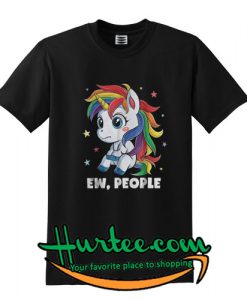 Ew People Rainbow Unicorn T shirt