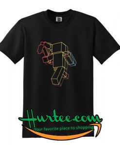 Minecraft czarny Steve T-shirt