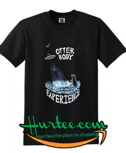Otter Body Experience black unisex DMT shirt