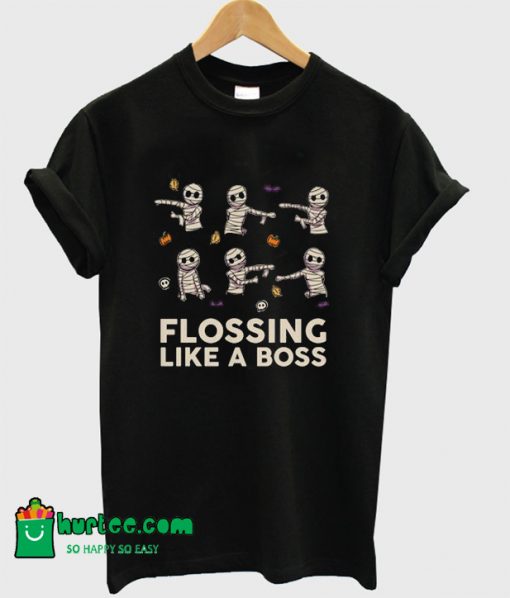 Flossing Like A Boss Halloween T-Shirt