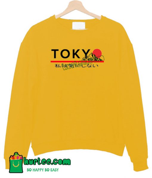 Tokyo Japanese Mountain Sweatshirt