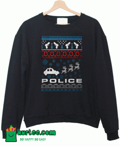 Police Ugly Christmas Sweatshirt
