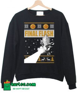 Vegeta Final Flash Christmas Sweatshirt