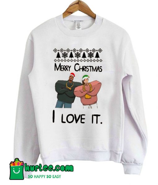 Kanye West and Lil Pump Merry Christmas Sweatshirt