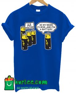 AA Battery Funny T Shirt