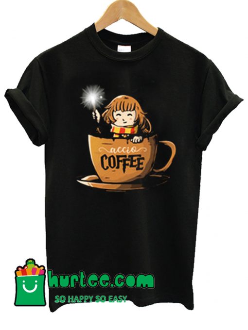 Hermione Harry Potter Accio Coffee T Shirt