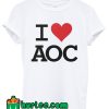 I Love AOC T shirt