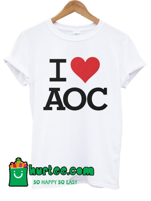 I Love AOC T shirt