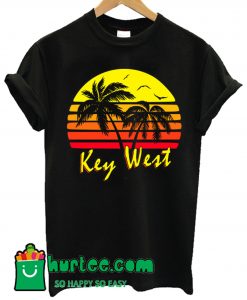 Key West Retro Sunset T shirt