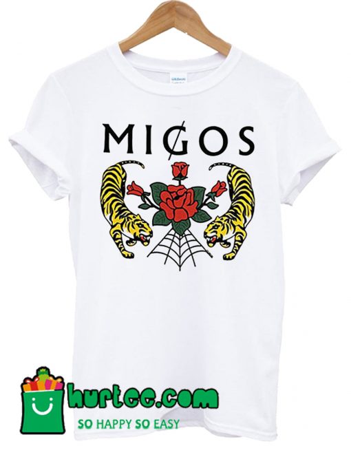 Migos Flower Tiger T shirt