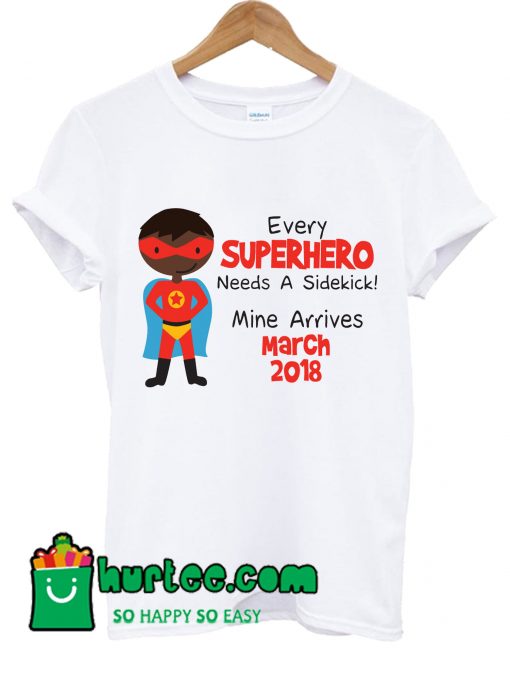Personalised Superhiro Sidekick Big Brother T ShirtPersonalised Superhiro Sidekick Big Brother T Shirt