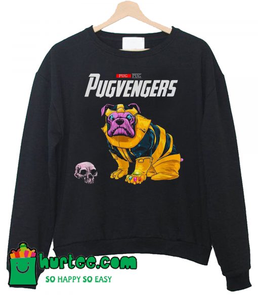 Avenger Endgame Pug Thanos Pugvenger Sweatshirt