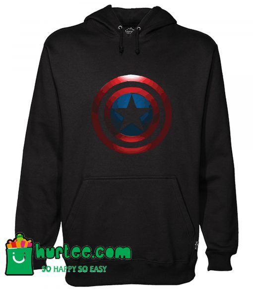 Captain America Superhiro Logo Hoodie