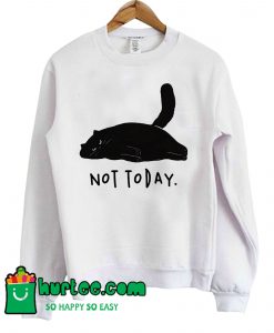 Cat Not Today Sweatshirt