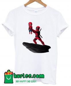 Deadpool Series Spider Man Pattern T shirt
