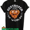 Gritty Destroyer Of Worlds Charcoal T shirt