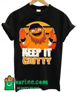 Keep It Gritty Retro Hockey Mascot T shirt