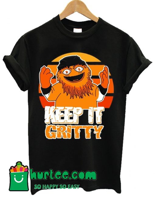 Keep It Gritty Retro Hockey Mascot T shirt