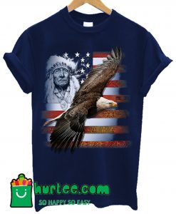 The Mountain Spirit Of America Eagle Indian Flag Native T shirt