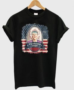 Elizabeth Warren Pocahontas Vintage American Flag T shirt