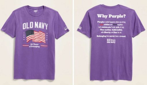 Old Navy Purple T Shirt