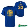 Golden State Warriors Youth NBA Steph Curry Name and Number T-Shirt