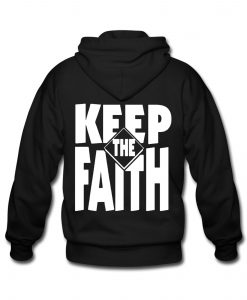 Keep The Faith Hoodie Back