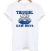 This Girl Loves Dem Boys Lip T shirt